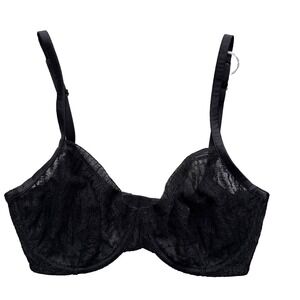 NEW La Perla Bra  Size 32E/32DDD US Black Lace Sexy Wow Made in Italy NWT!
